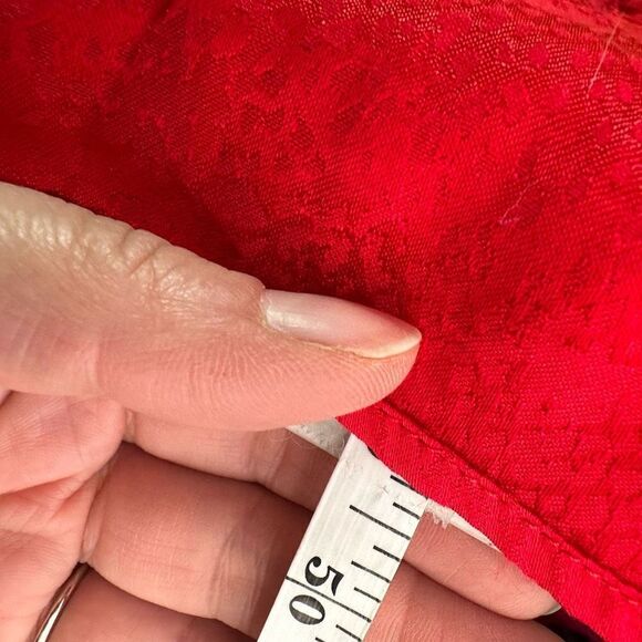 Top Shop Women's Snake Print Tie Front High Split Side Midi Dress Red Size‎ 8 - Picture 9 of 9